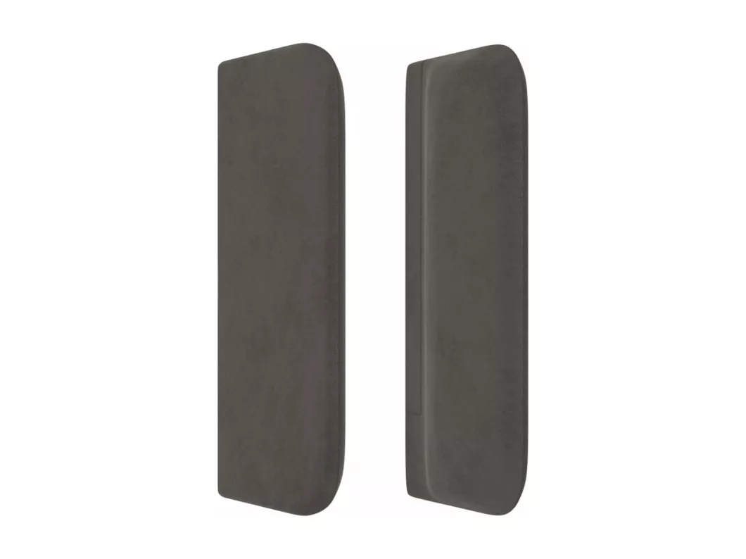 Kauf Unique Kopfteil mit Ohren Dunkelgrau 103x16x78/88 cm Samt Riesige Ersparnisse