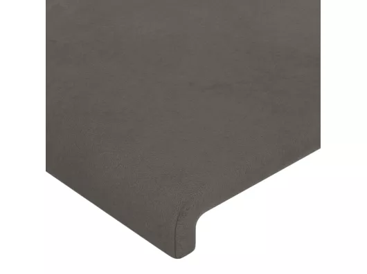Kauf Unique Kopfteil mit Ohren Dunkelgrau 103x16x78/88 cm Samt Riesige Ersparnisse