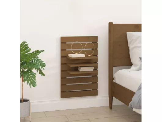 Kauf Unique Wand-Nachttische 2 Stk. Honigbraun Massivholz Kiefer Wochenangebot