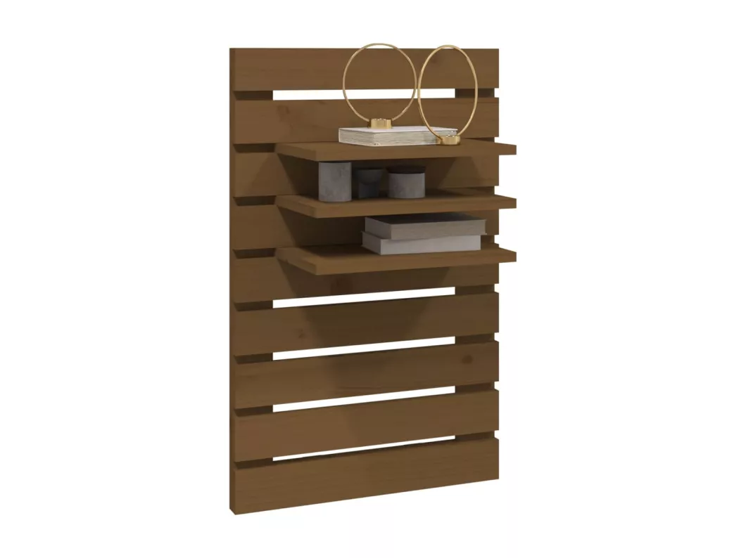 Kauf Unique Wand-Nachttische 2 Stk. Honigbraun Massivholz Kiefer Wochenangebot