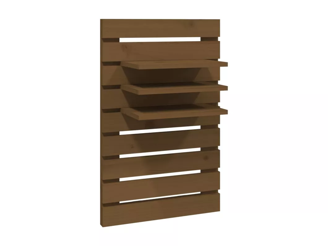 Kauf Unique Wand-Nachttische 2 Stk. Honigbraun Massivholz Kiefer Wochenangebot