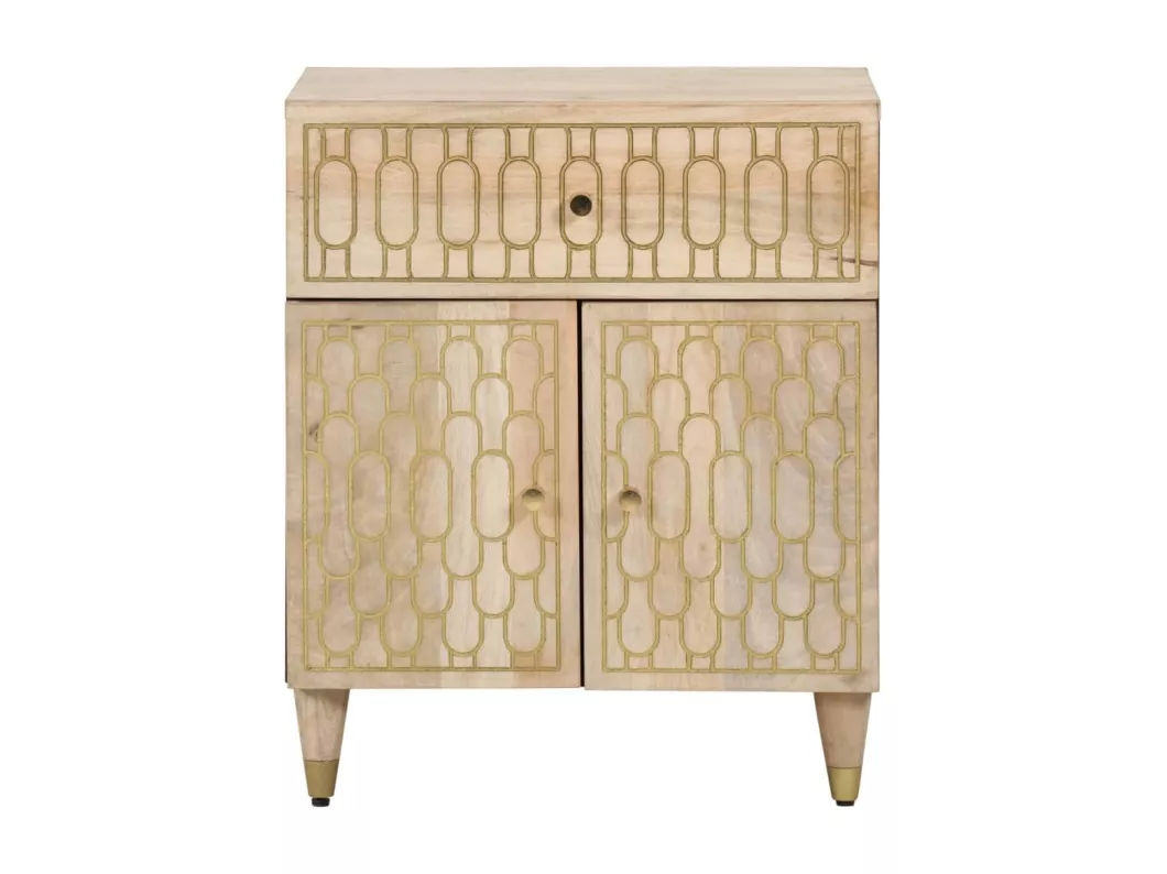 Kauf Unique Nachttisch 50x33x60 cm Massivholz Mango Kostenlose Rückgabe
