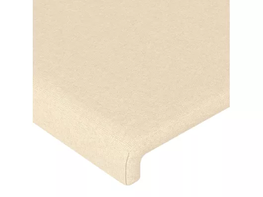 Kauf Unique LED Kopfteil Creme 163x16x118/128 cm Stoff Letzte 3 Tage