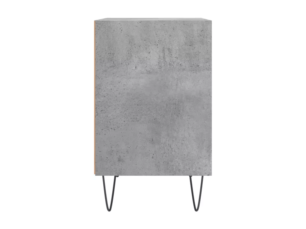 Kauf Unique Nachttische 2 Stk. Betongrau 40x30x50 cm Holzwerkstoff Bis zu 50% Rabatt