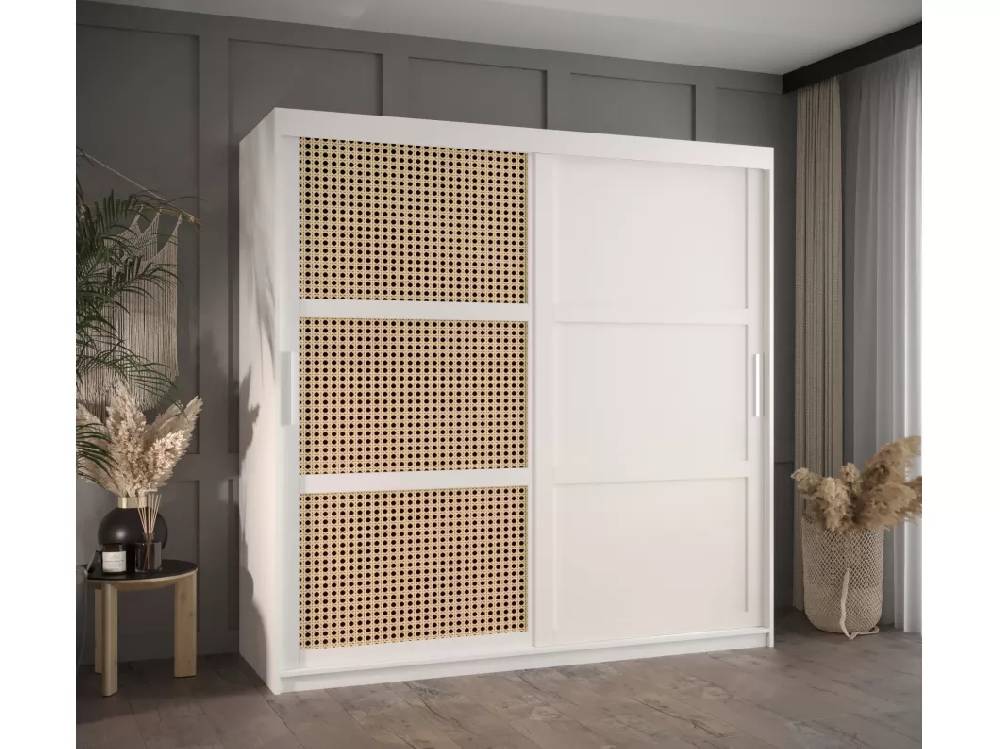 Kauf Unique SCHWEBETÜRENSCHRANK PLECIONKA 3 200/180/62 2-türig (Weiß) Super Rabatt