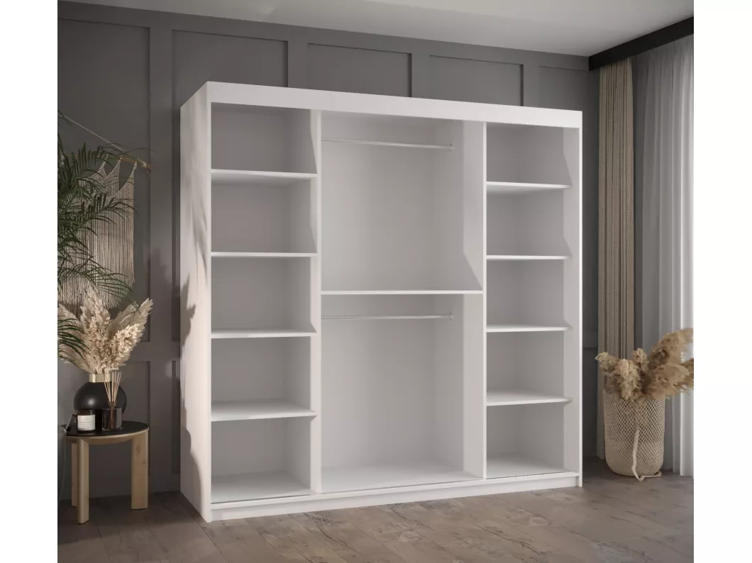 Kauf Unique SCHWEBETÜRENSCHRANK PLECIONKA 3 200/180/62 2-türig (Weiß) Super Rabatt