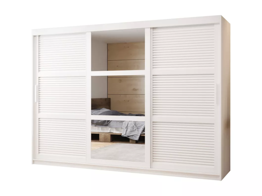 Kauf Unique SCHWEBETÜRENSCHRANK ZALUZJA 2 200/250/62 3-türig (Weiß)