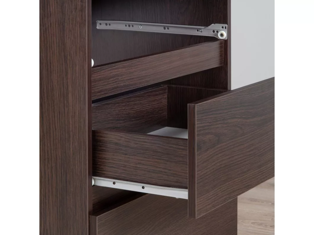 Kauf Unique Kommode AKORD K140 Wenge 138 cm 8 Schubladen B138 x H99 x T40 cm 50% Rabatt für begrenzte Zeit
