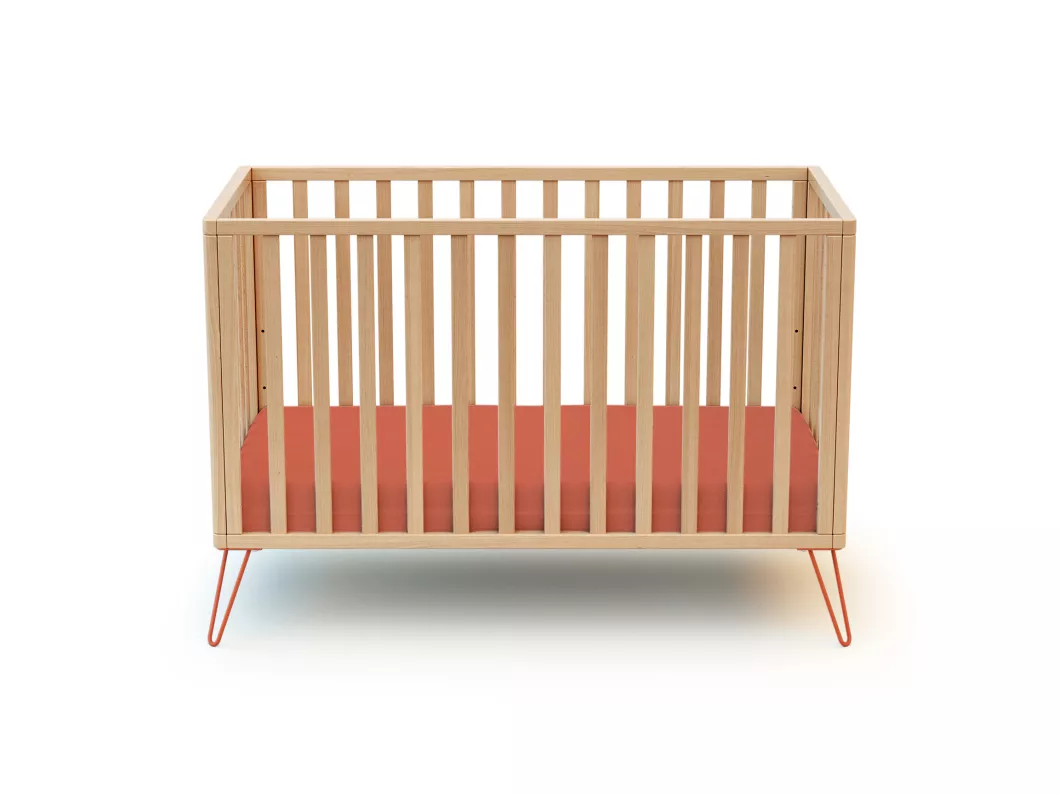 Kauf Unique Babybett ONLY Holz Terracotta 60 x 120 Rabatte dieses Monats