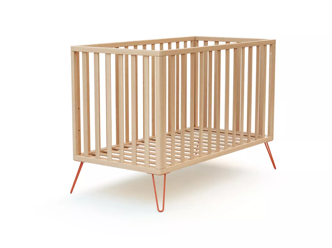 Kauf Unique Babybett ONLY Holz Terracotta 60 x 120 Rabatte dieses Monats