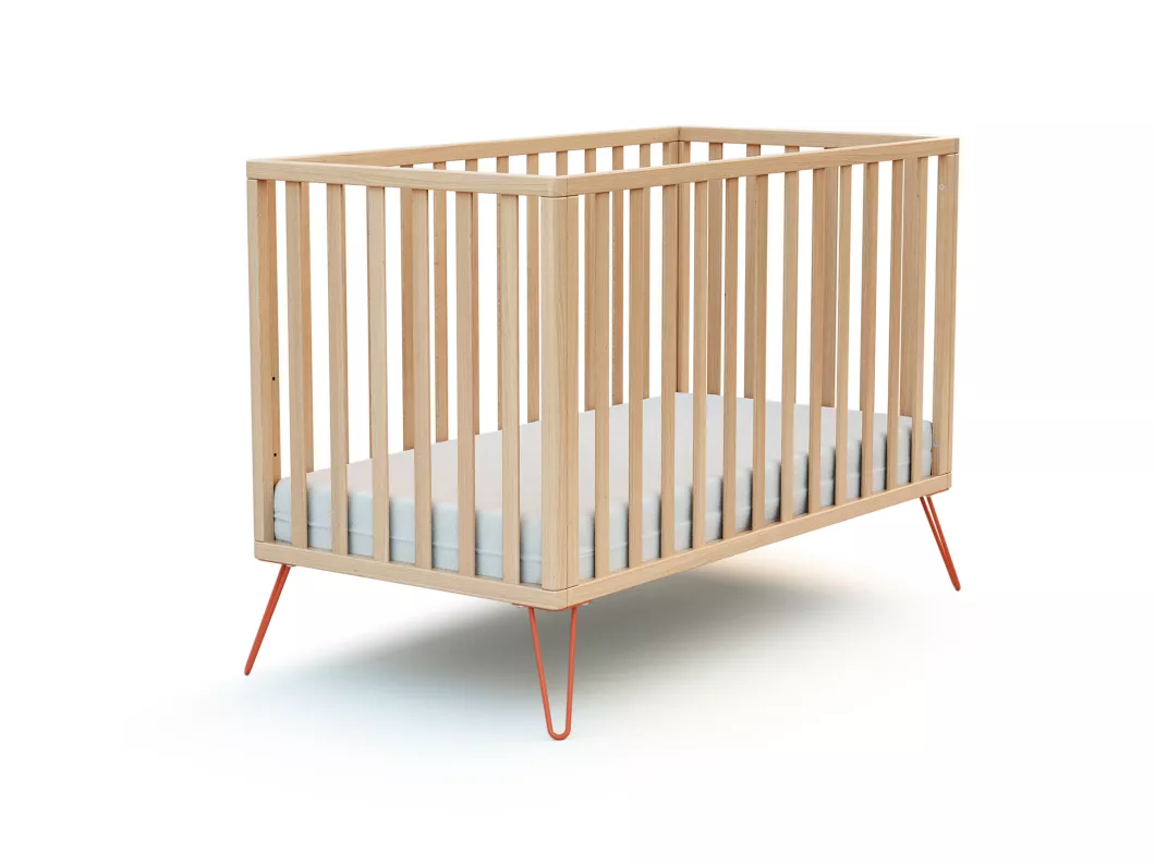 Kauf Unique Babybett ONLY Holz Terracotta 60 x 120 Rabatte dieses Monats