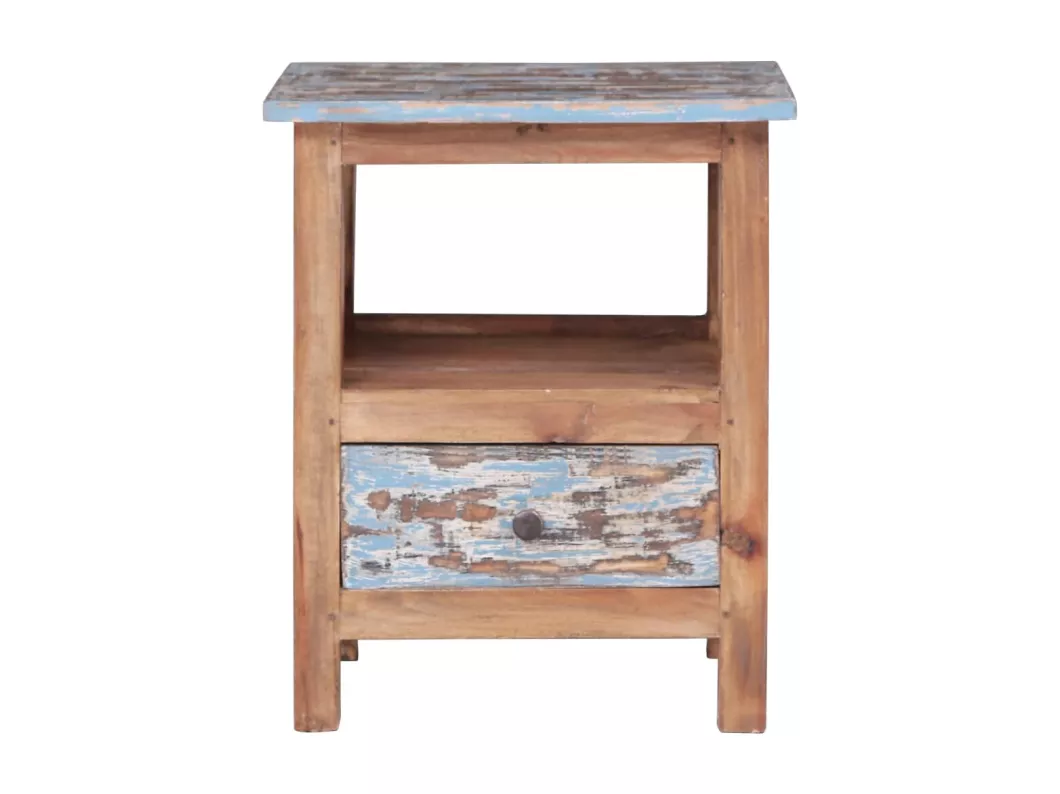 Kauf Unique Nachttisch 41x30x50 cm Altholz Massiv Online