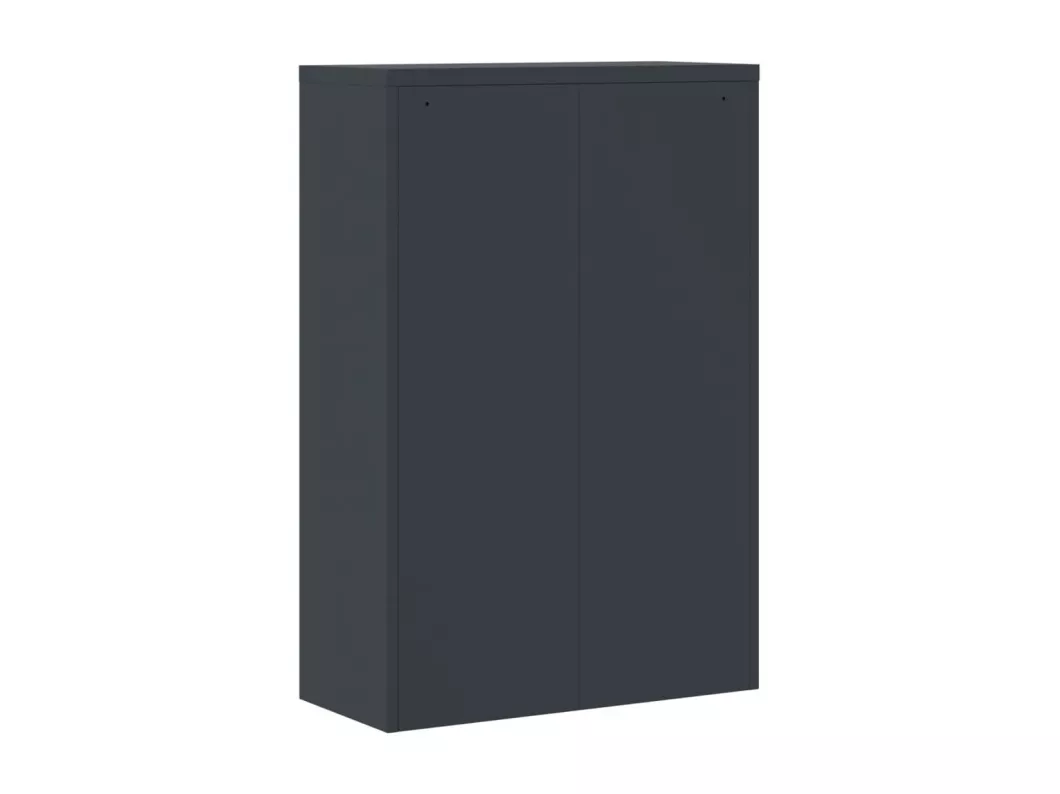 Kauf Unique Aktenschrank Anthrazit und Weiß 90x40x140 cm Stahl Outlet