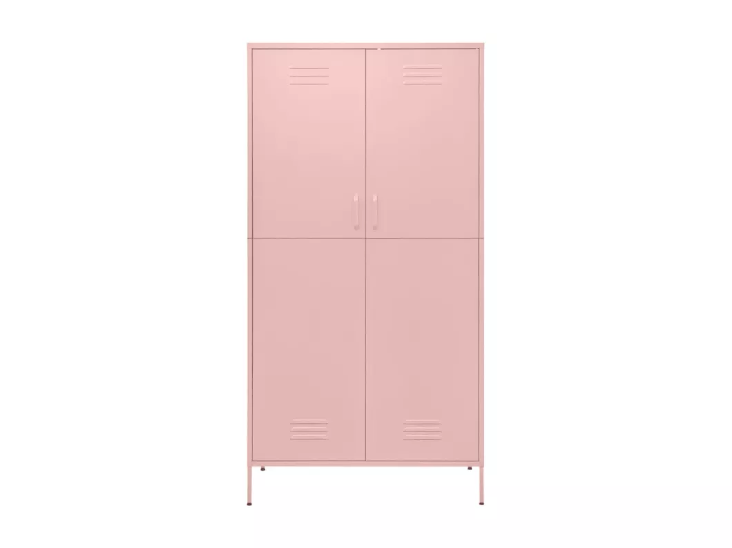 Kauf Unique Kleiderschrank Rosa 90x50x180 cm Stahl Auslauf