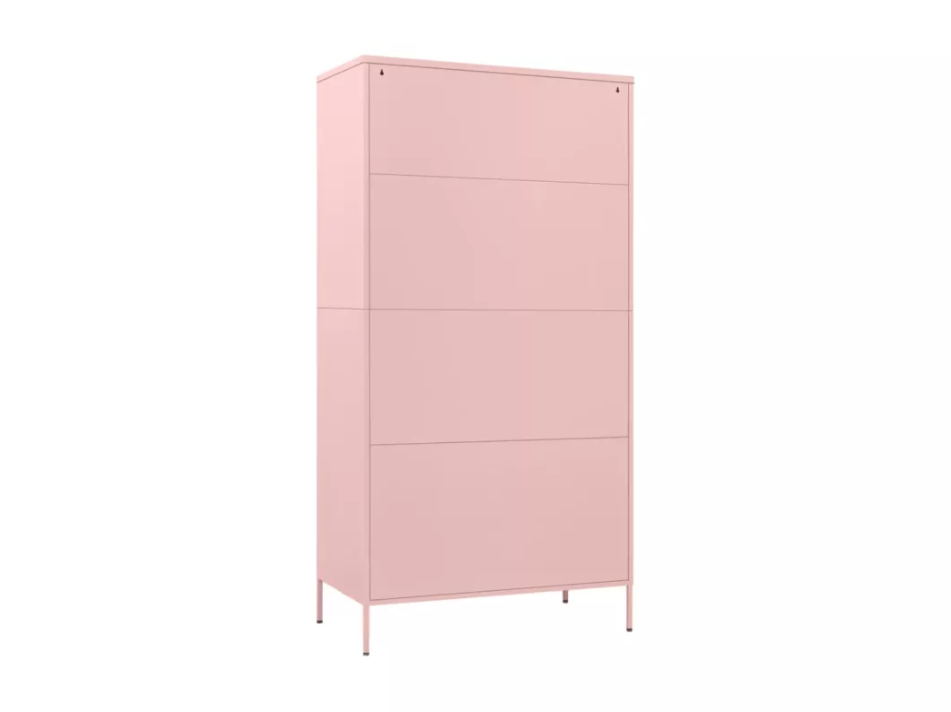 Kauf Unique Kleiderschrank Rosa 90x50x180 cm Stahl Auslauf