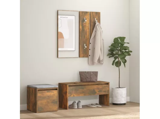 Kauf Unique Flurmöbel-Set Räuchereiche Holzwerkstoff
