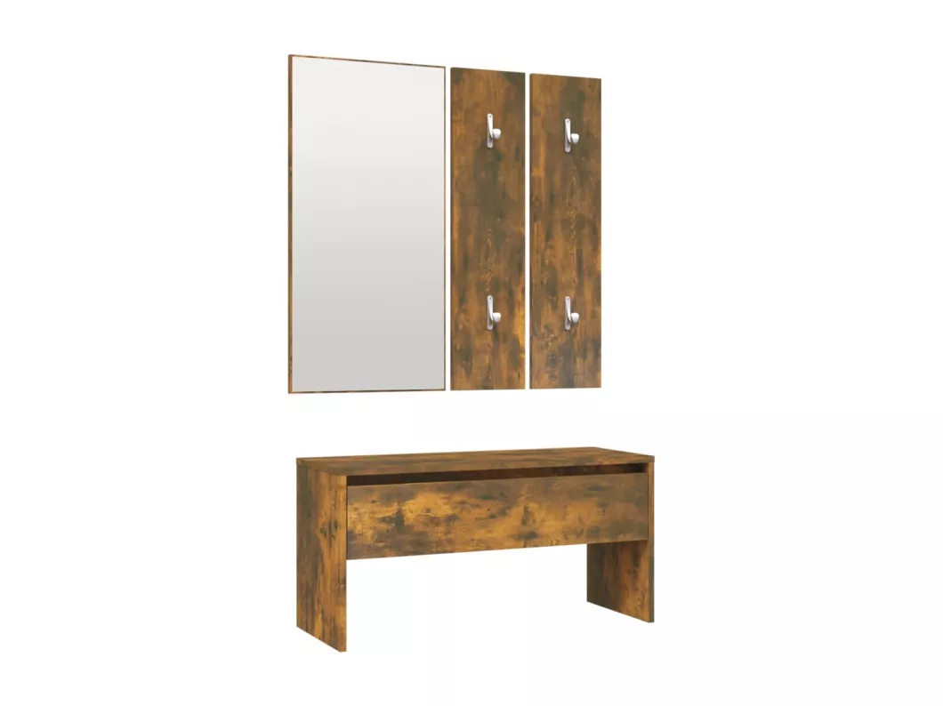 Kauf Unique Flurmöbel-Set Räuchereiche Holzwerkstoff Günstiger Verkauf