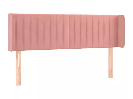 Kauf Unique LED Kopfteil Rosa 147x16x78/88 cm Samt Blitzverkäufe