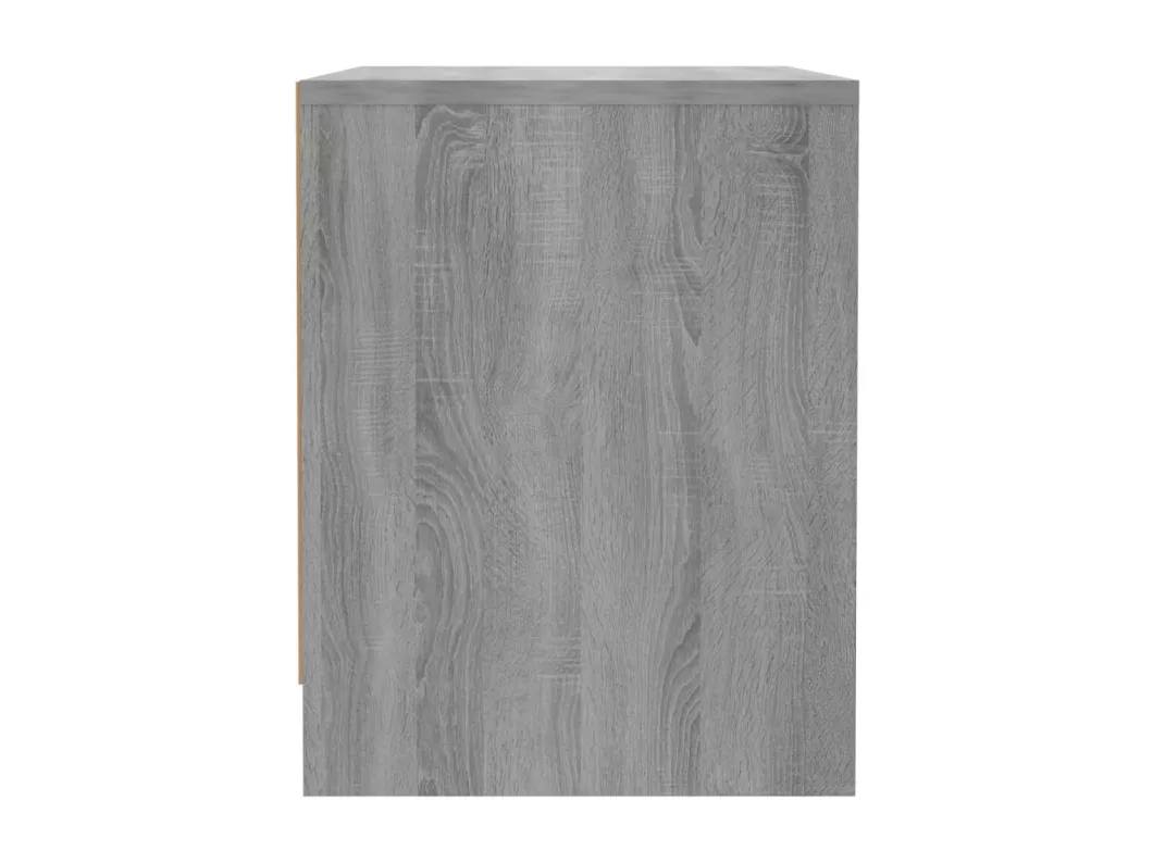 Kauf Unique Nachttisch Grau Sonoma 45x34x44,5 cm Holzwerkstoff Kostenloser Versand