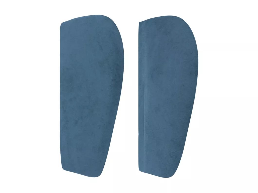 Kauf Unique Kopfteil mit Ohren Dunkelblau 93x23x78/88 cm Samt Fabrik Onlineshop