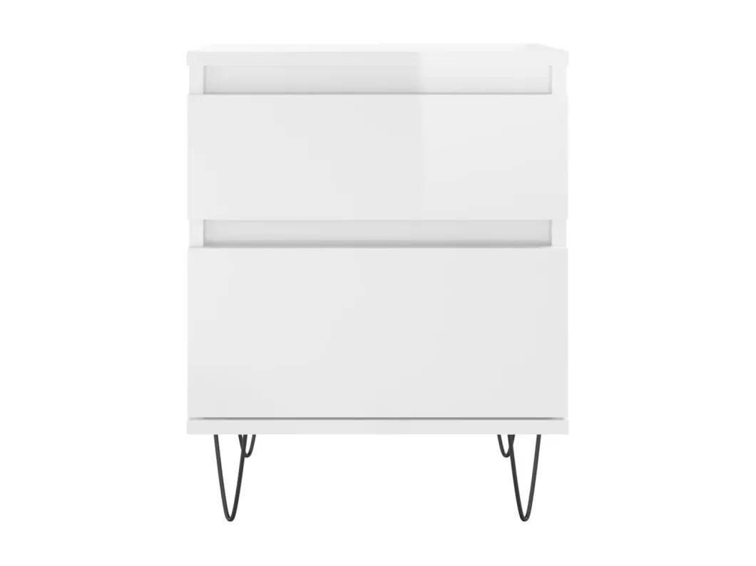Kauf Unique Nachttische 2 Stk. Hochglanz-Weiß 40x35x50 cm Holzwerkstoff Fabrikpreis