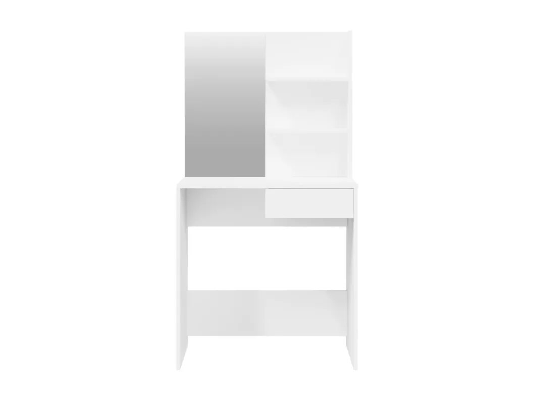 Kauf Unique Schminktisch mit Spiegel Weiß 74,5x40x141 cm Versandkostenfrei