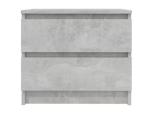 Kauf Unique Nachttisch Betongrau 50x39x43,5 cm Holzwerkstoff Flash Sale