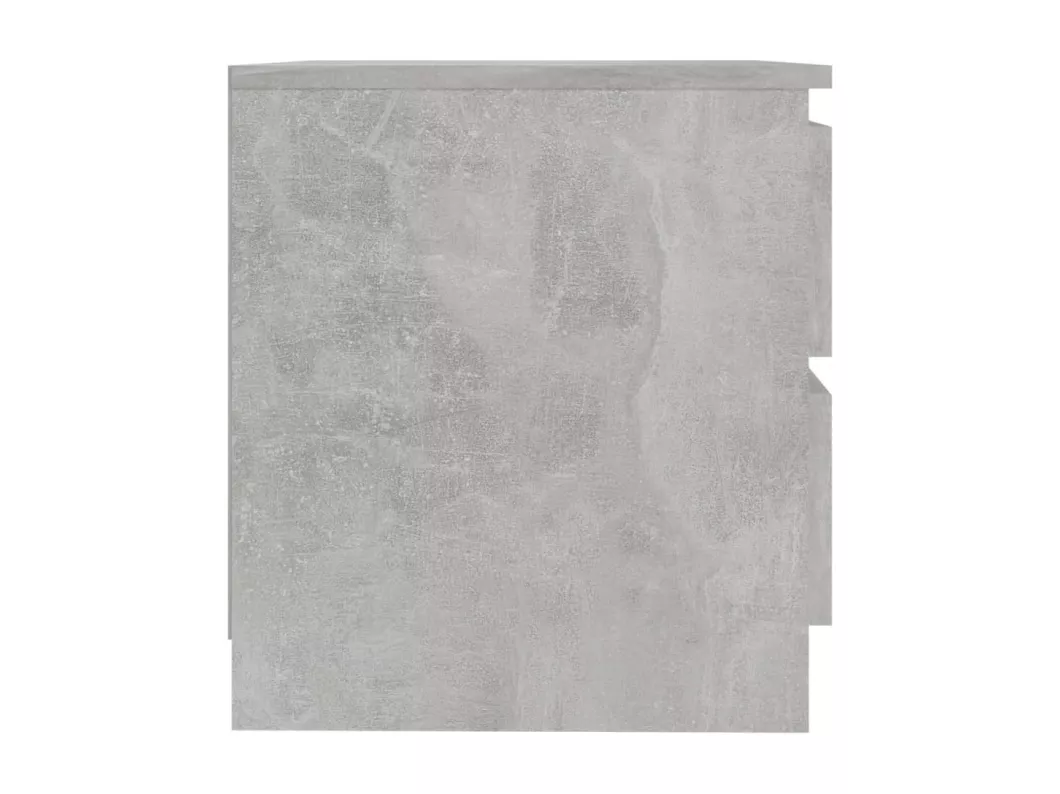Kauf Unique Nachttisch Betongrau 50x39x43,5 cm Holzwerkstoff Flash Sale