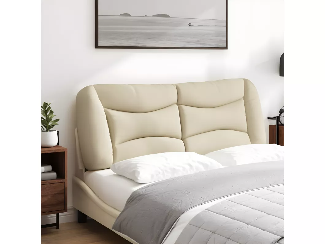 Kauf Unique Kopfteil-Kissen Creme 120 cm Stoff Begrenztes Angebot