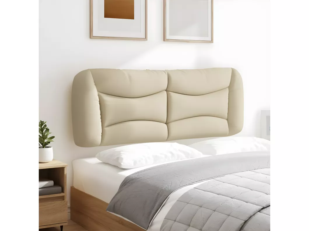 Kauf Unique Kopfteil-Kissen Creme 120 cm Stoff Begrenztes Angebot