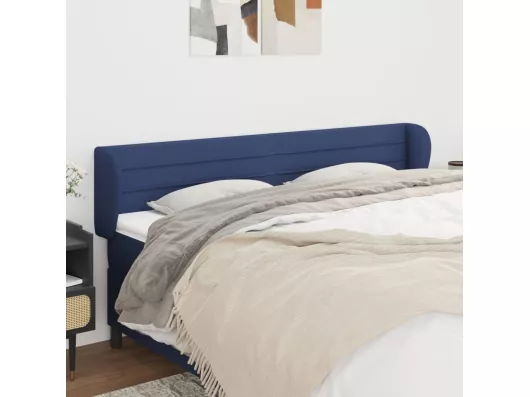 Kauf Unique Kopfteil mit Ohren Blau 183x23x78/88 cm Stoff