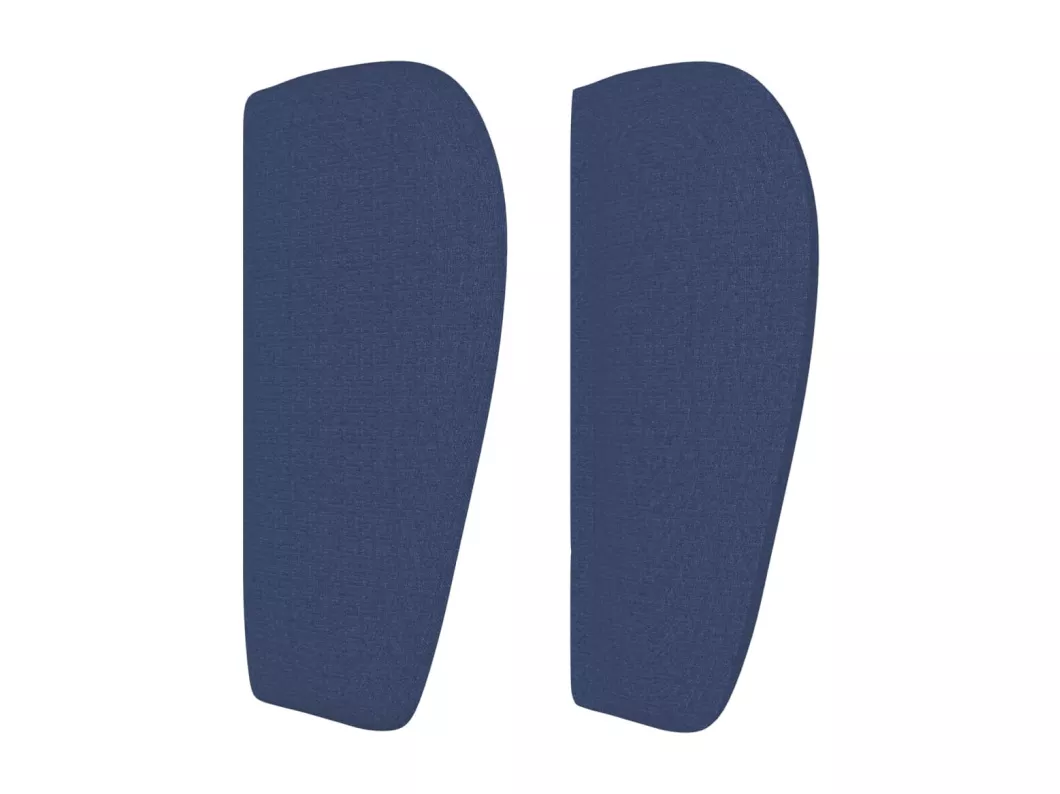 Kauf Unique Kopfteil mit Ohren Blau 183x23x78/88 cm Stoff Preisnachlass