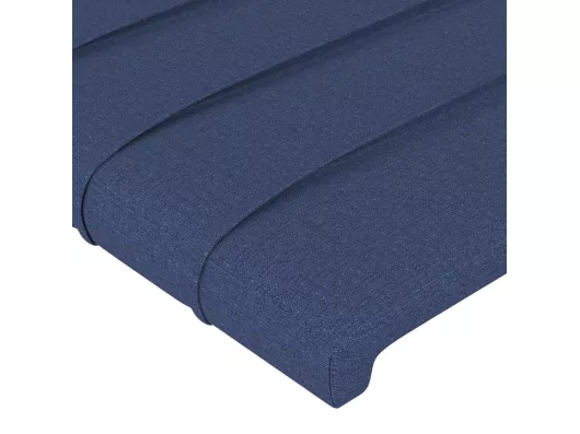 Kauf Unique Kopfteil mit Ohren Blau 183x23x78/88 cm Stoff Preisnachlass
