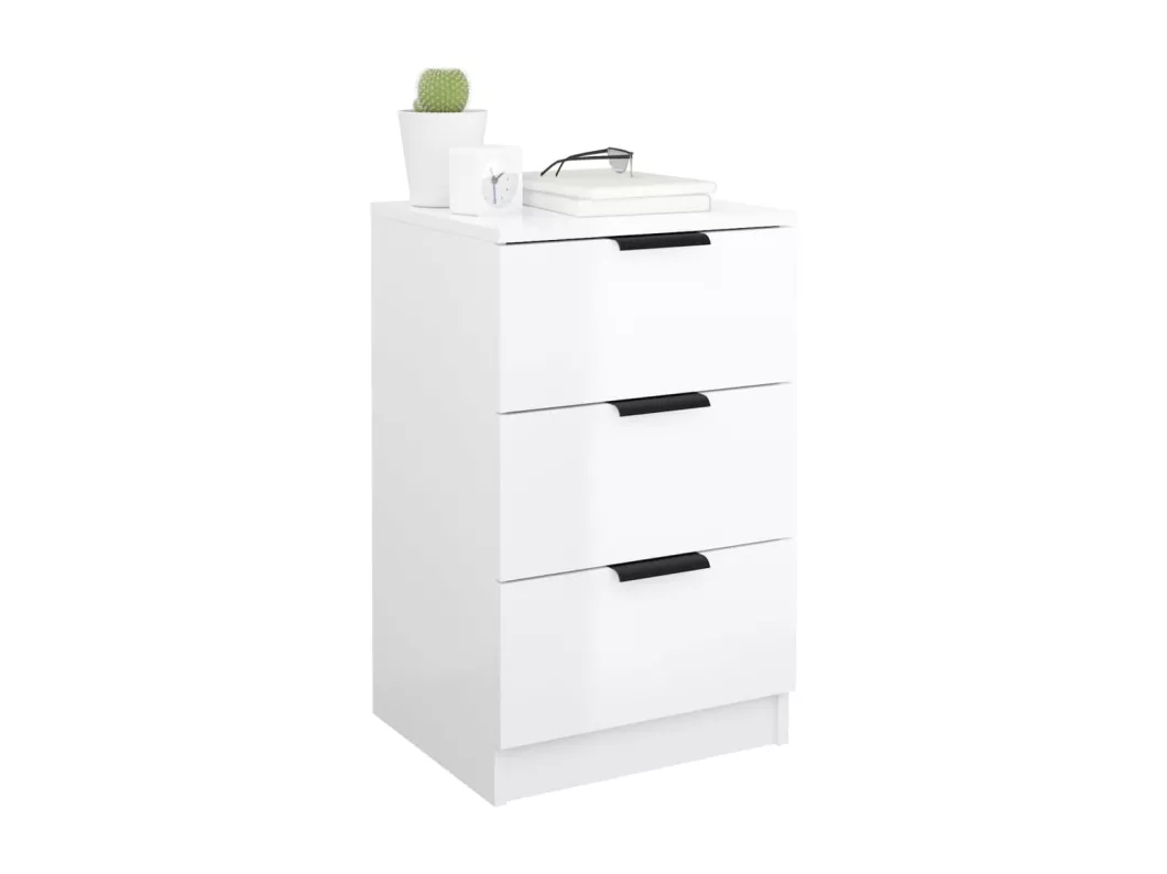 Kauf Unique Nachttische 2 Stk. Hochglanz-Weiß 40x36x65 cm Cyber Monday