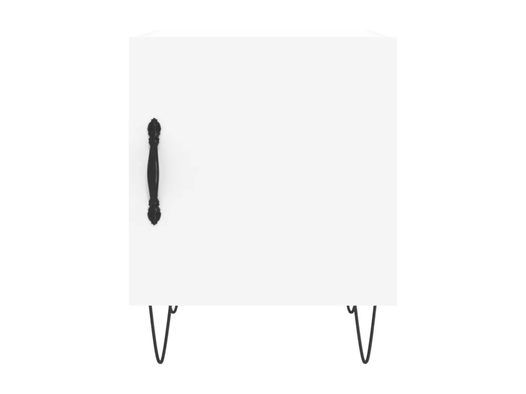 Kauf Unique Nachttische 2 Stk. Weiß 40x40x50 cm Holzwerkstoff Blitzangebot