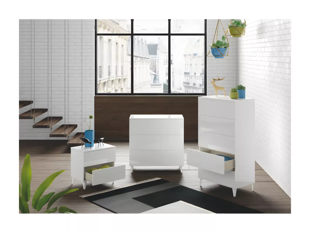 Kauf Unique Kommode 5 Schubladen Loft - L61 cm Kauf eins, bekomm eins gratis