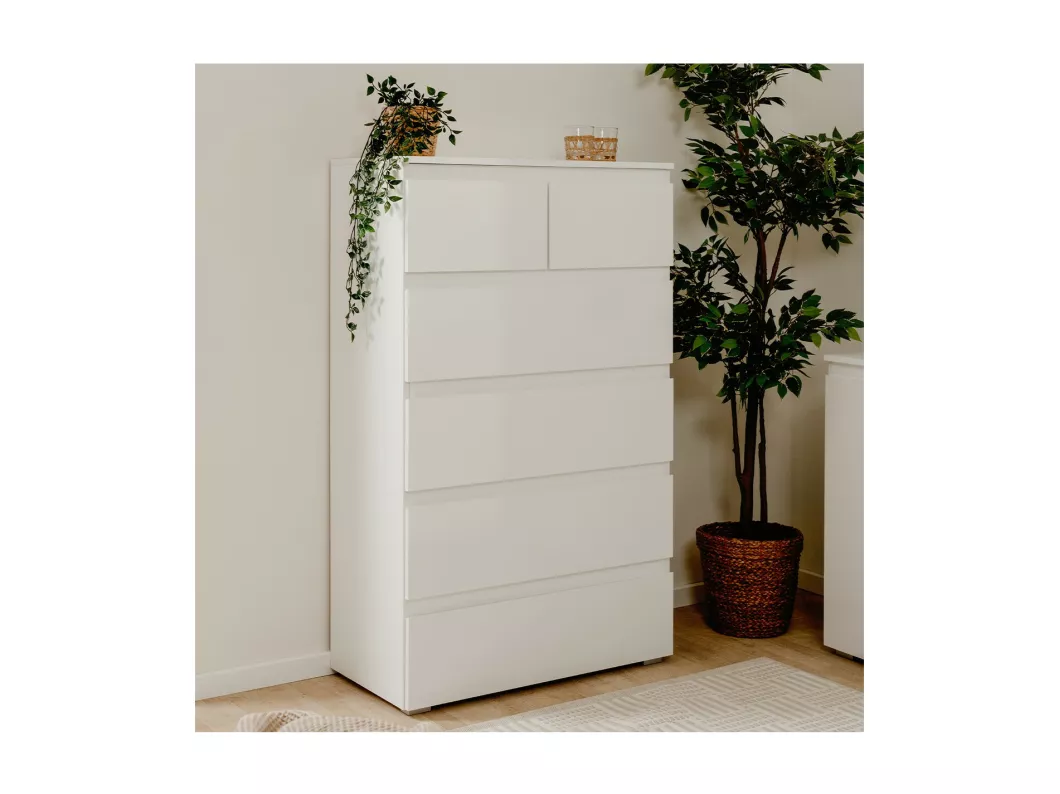 Kauf Unique Hohe Kommode mit 6 Schubladen L80 x H131cm - Pretoria