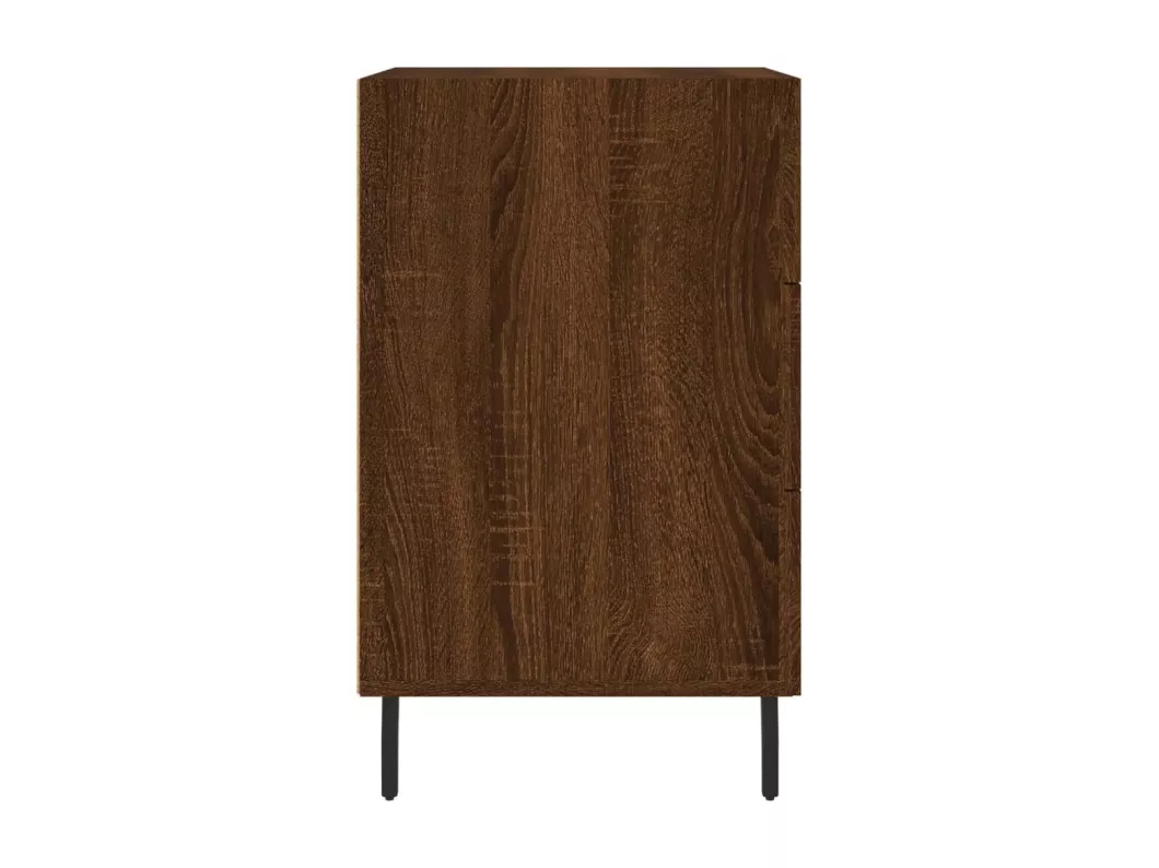 Kauf Unique Nachttisch Braun Eichen-Optik 40x40x66 cm Holzwerkstoff Tiefpreis