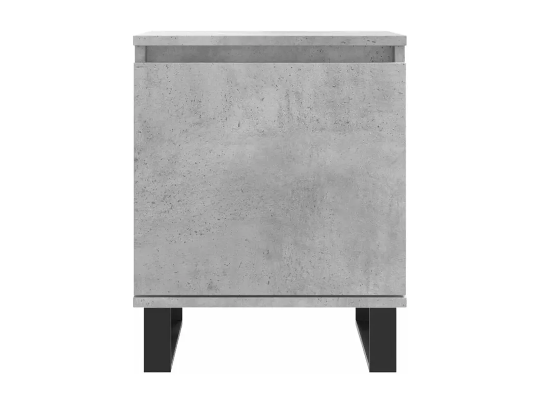 Kauf Unique Nachttisch Betongrau 40x30x50 cm Holzwerkstoff Super Sparpreis