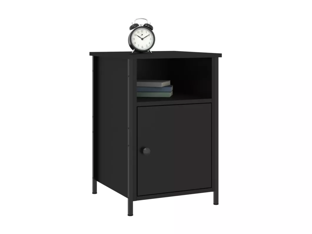 Kauf Unique Nachttische 2 Stk. Schwarz 40x42x60 cm Holzwerkstoff Letzte 2 Tage