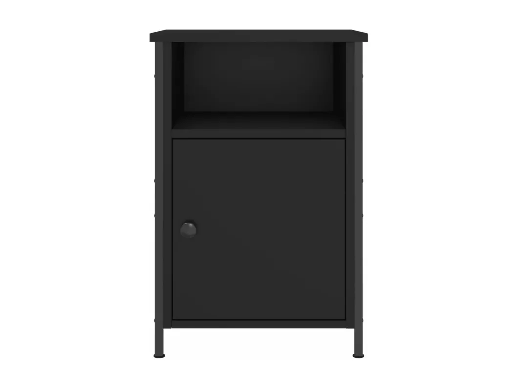 Kauf Unique Nachttische 2 Stk. Schwarz 40x42x60 cm Holzwerkstoff Letzte 2 Tage
