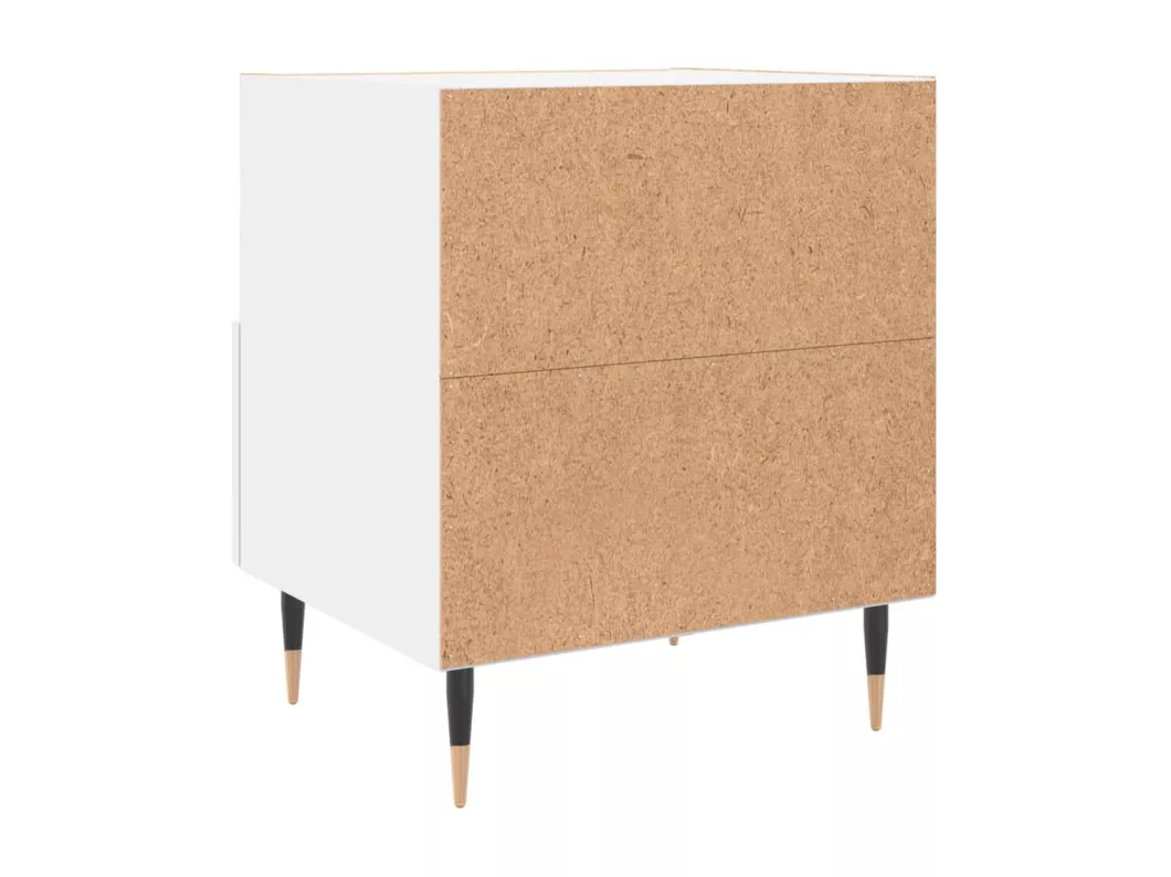 Kauf Unique Nachttisch Weiß 40x35x47,5 cm Holzwerkstoff Letzter Tag