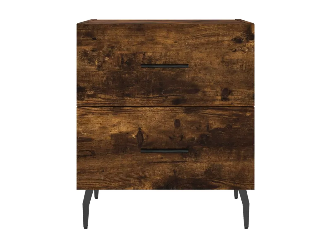 Kauf Unique Nachttische 2 Stk. Räuchereiche 40x35x47,5 cm Holzwerkstoff Zeitbegrenzte Promotion