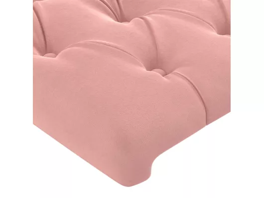 Kauf Unique Kopfteile 2 Stk. Rosa 72x7x78/88 cm Samt 50% Rabatt mit kostenlosem Versand