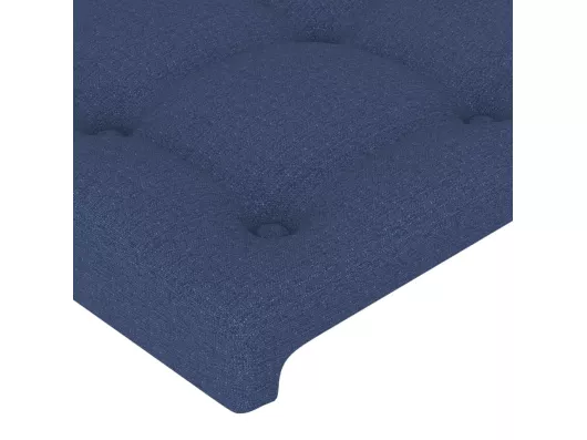 Kauf Unique Kopfteil mit Ohren Blau 83x23x118/128 cm Stoff Kostenloser Versand international