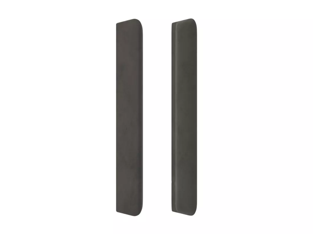 Kauf Unique LED Kopfteil Dunkelgrau 183x16x118/128 cm Samt Fabrikladen