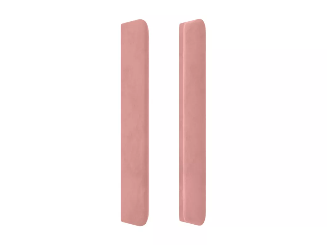 Kauf Unique LED Kopfteil Rosa 183x16x118/128 cm Samt zollfrei