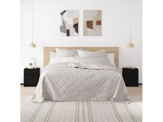 Kauf Unique Nachtschränke 2 Stk. Schwarz 40x31x50 cm Massivholz Kiefer 50% Rabatt für begrenzte Zeit