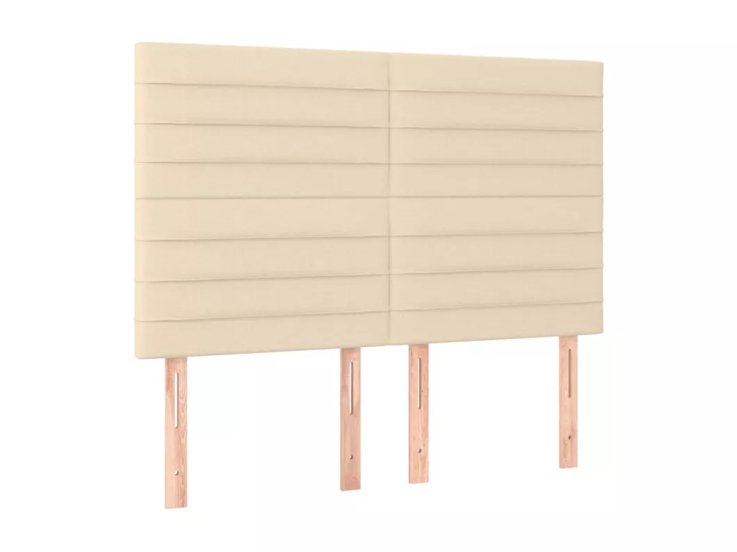 Kauf Unique LED Kopfteil Creme 144x5x118/128 cm Stoff Auslauf