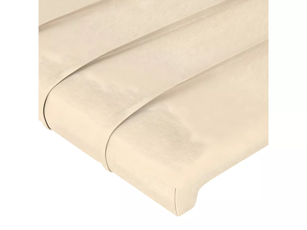 Kauf Unique LED Kopfteil Creme 144x5x118/128 cm Stoff Auslauf